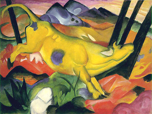 Franz Marc - Die gelbe Kuh