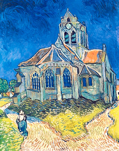 Vincent van Gogh - Die Kirche von Auvers-sur-Oise