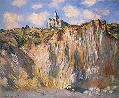 Claude Monet - Die Kirche von Varengeville im Morgenlicht