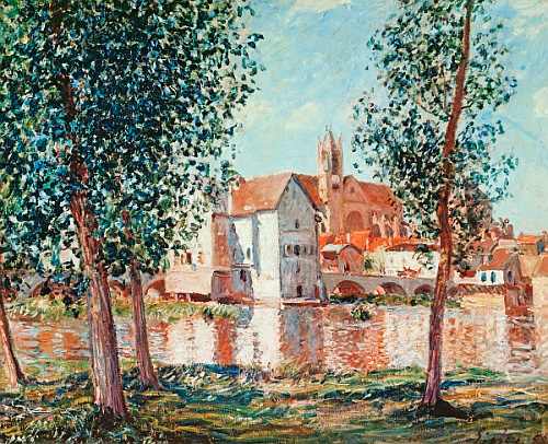 Alfred Sisley - Die Loing bei Moret