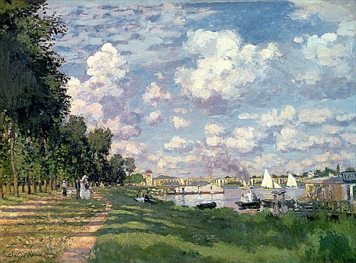 Claude Monet - Die Marina in Argenteuil