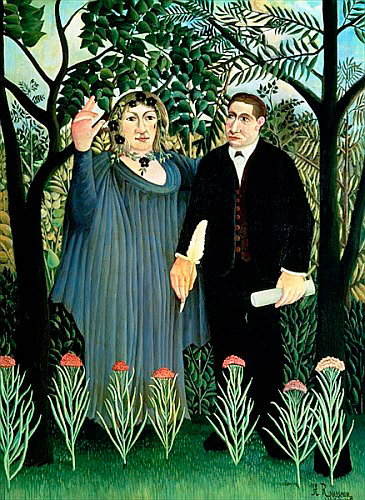 Henri Rousseau - Die Muse inspiriert den Poeten