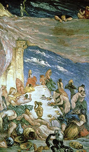 Paul Cézanne - Die Orgie