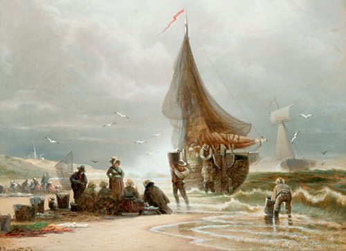 Ludwig Lanckow - Die Rückkehr der Fischerboote
