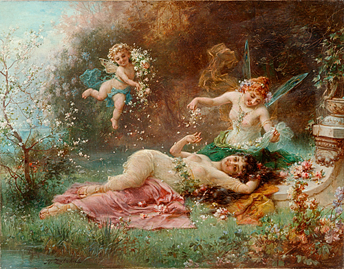 Hans Zatzka - Die Träumende