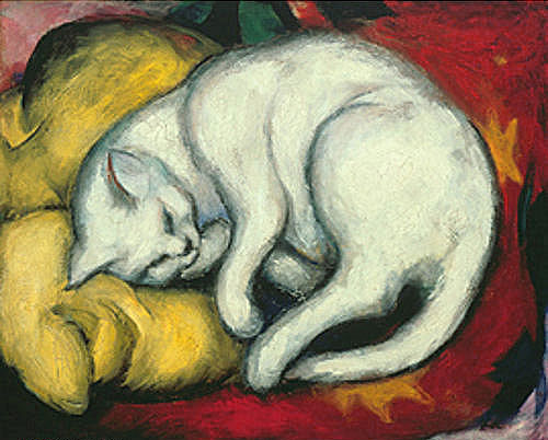 Franz Marc - Die weisse Katze