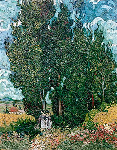 Vincent van Gogh - Die Zypressen