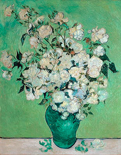 Vincent van Gogh - Eine Vaser mit Rosen