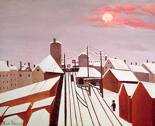 Henri Rousseau - Eisenbahngleise