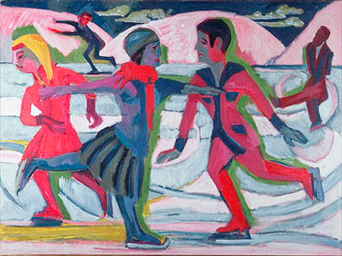 Ernst Ludwig Kirchner - Eisläufer