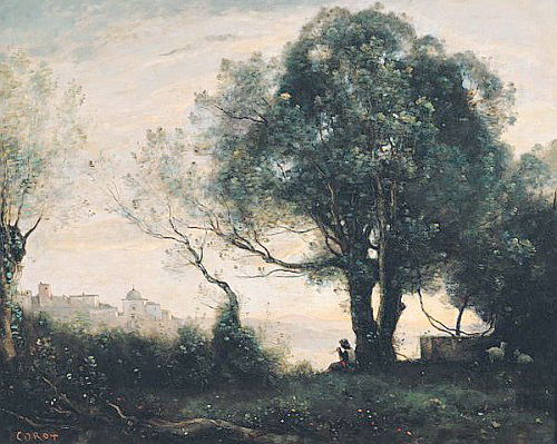 Jean Baptiste Camille Corot - Erinnerung an Castel Gandolfo