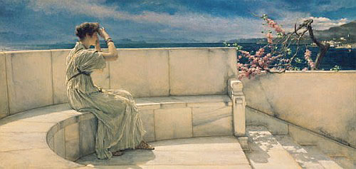 Sir Lawrence Alma-Tadema - Erwartung, 1885