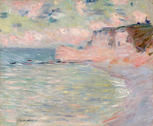 Claude Monet - Felsküste und der Porte d'Amont