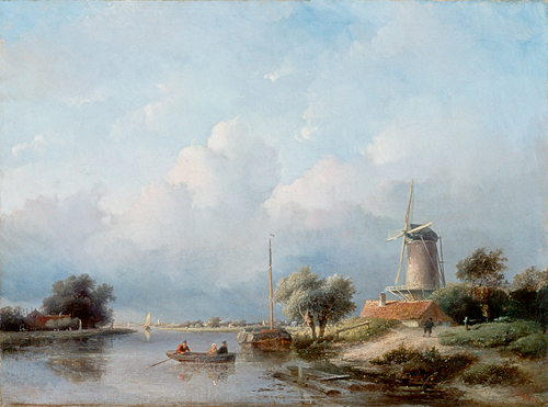 Jan Jacob Spohler - Flusslandschaft