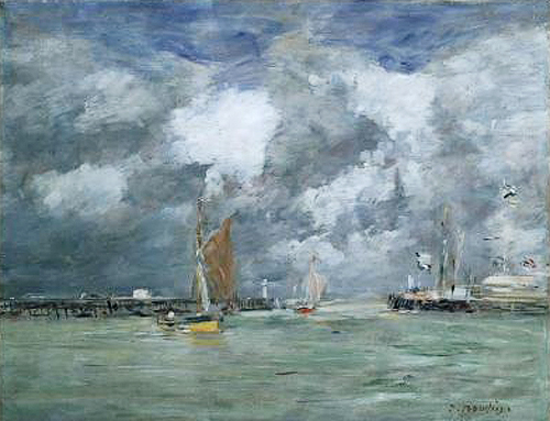 Eugéne Boudin - Flut in Trouville