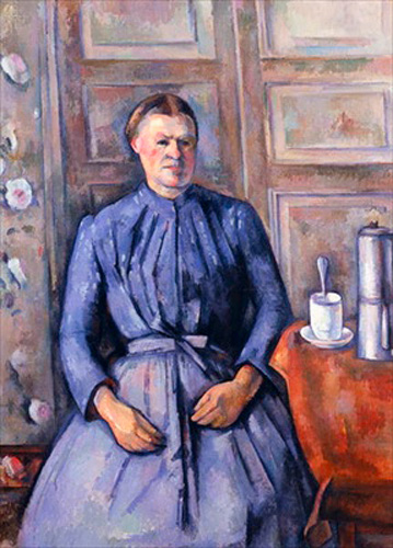 Paul Cézanne - Frau mit Kaffeekanne