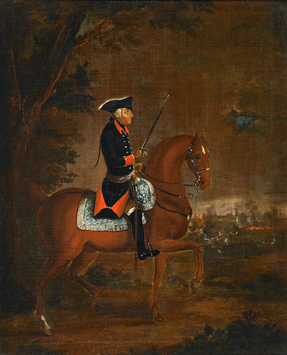  Deutscher Maler - Friedrich der Große zu Pferde
