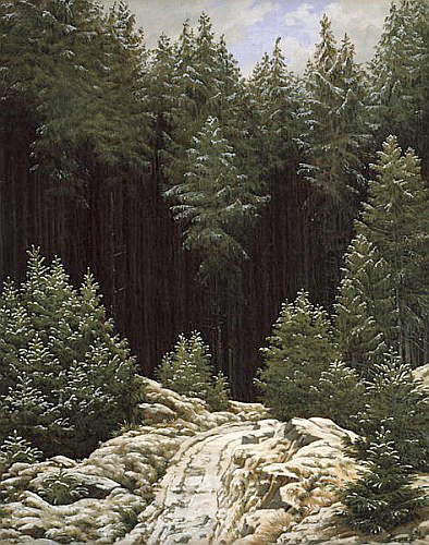 Caspar David Friedrich - Früher Schnee