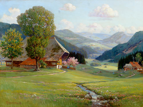 Arnold Lyongrün - Frühling im Schwarzwald