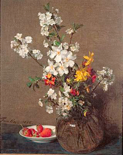 Thédore Fantin-Latour - Frühlingsstrauß