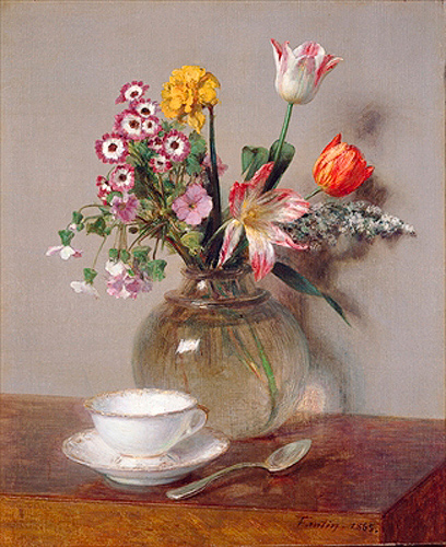 Thédore Fantin-Latour - Frühlingsstrauß