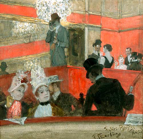 Franz Skarbina - Gala-Abend im Folies-Bergères