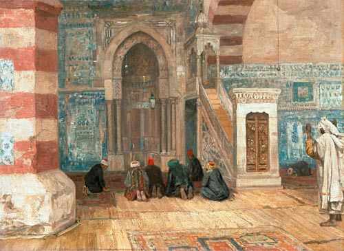 Georg Macco - Gebetsstunde in Kairo