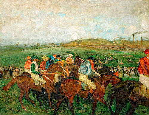 Edgar Degas - Gentlemen race