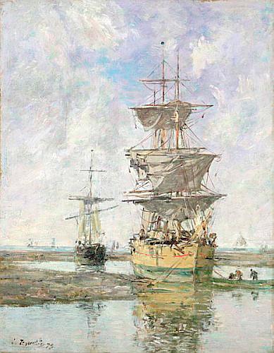 Eugéne Boudin - Großer Segler