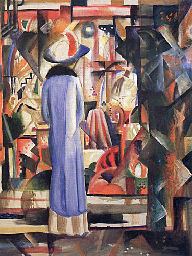 August Macke - Großes helles Schaufenster