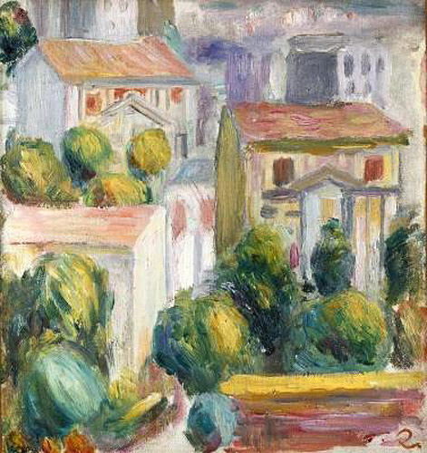 Pierre-Auguste Renoir - Häuser in Cagnes