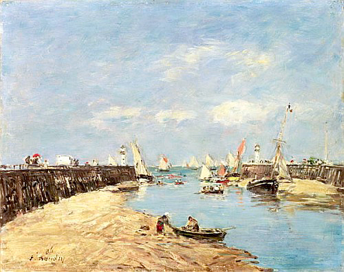 Eugéne Boudin - Hafen von Trouville