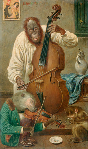 Emil Reinicke - Hauskonzert der Affen