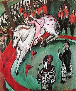 Ernst Ludwig Kirchner - Die Zirkusreiterin