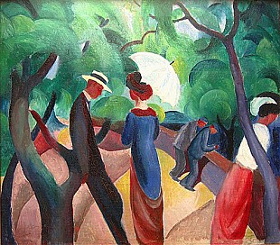 August Macke - Promenade