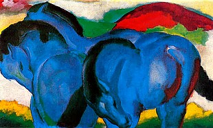 Franz Marc - Die kleinen blauen Pferde