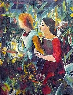 August Macke - Zwei Mädchen