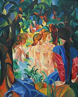 August Macke - Badende Mädchen