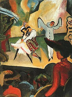 August Macke - Russisches Ballett I