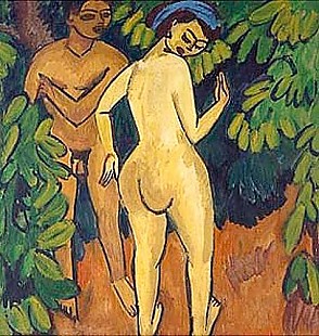 Ernst Ludwig Kirchner - Adam und Eva