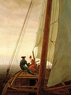 Caspar David Friedrich - Auf dem Segler