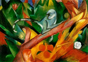 Franz Marc - Das Äffchen