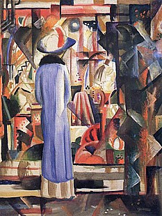 August Macke - Großes helles Schaufenster