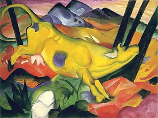 Franz Marc - Die gelbe Kuh