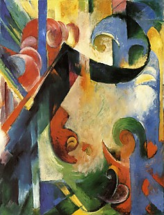 Franz Marc - Zerbrochene Formen