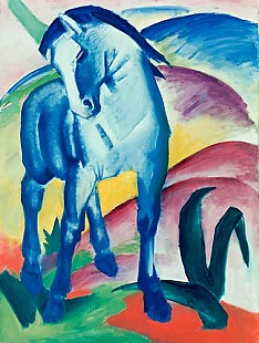 Franz Marc - Blaues Pferd I