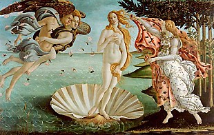 Sandro Botticelli - Die Geburt der Venus (Die Schaumgeborene, La nascita)