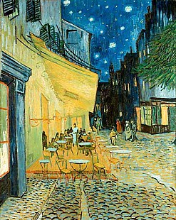 Vincent van Gogh - Caféterrasse am Abend (Le Café soir)