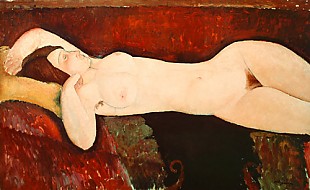 Amadeo Modigliani - Akt einer schlafenden Frau (Le Grand nu)