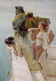 Sir Lawrence Alma-Tadema - Günstige Aussichtspunkt, 1895